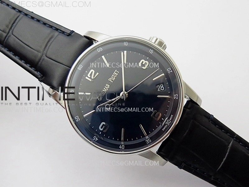 Code 11.59 SS 15210 APSF 1:1 Best Edition Blue Dial on Blue Leather Strap SA4302 Super Clone